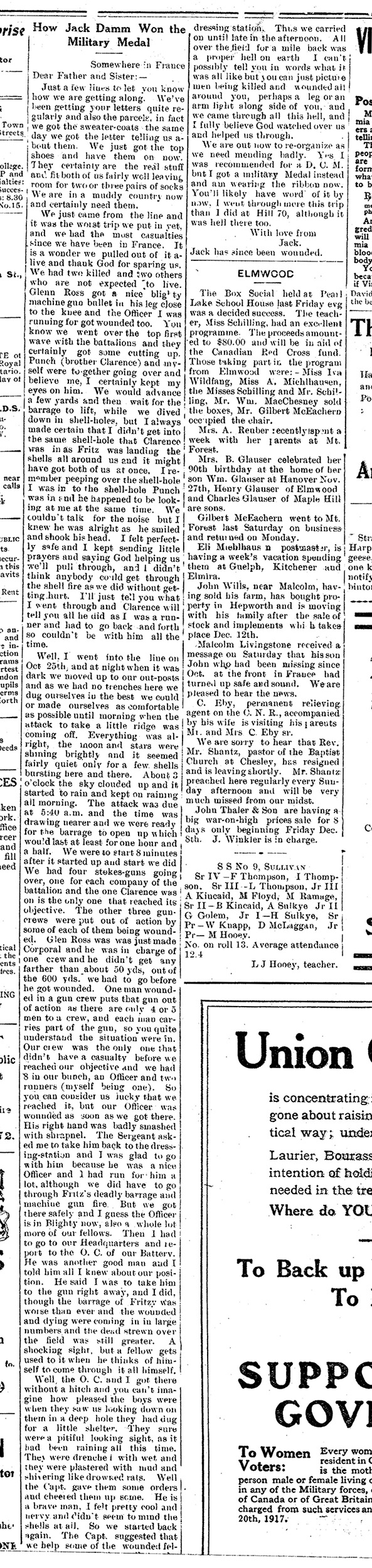 The Chesley Enterprise, December 6, 1917